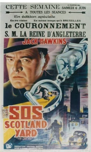SOS SCOTLAND YARD - 1956 - J.HOWKINS - C.FREND - 36 X 56 cm - Belge - Picture 1 of 1
