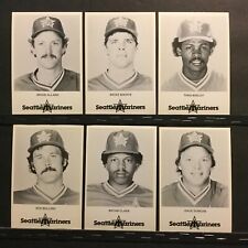 1982 Seattle Mariners Baseball Team Issued Postcards 13 Different NM Sku230L