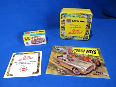 Corgi 339 1967 Monte Carlo MINI Re-Issue 'MINT' Coa, Booklet & TIN! - Image 1 of 4