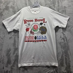 Vintage Wisconsin Badgers UCLA Bruins Shirt Herren Large NCAA Rose Bowl 90s - Bild 1 von 8