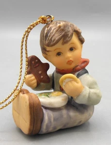 Studio Hummel - Goebel - "Christmas Treats" tiny ornament EJ - Picture 1 of 4
