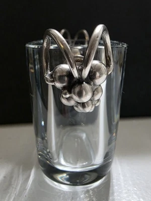 Vidrio Strombergshyttan Art Deco con plata de ley Dragsted ca. 1930s Foto 1 de 4