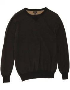 J. CREW Mens Boat Neck Jumper Sweater Medium Black Cotton AS10 - Picture 1 of 3