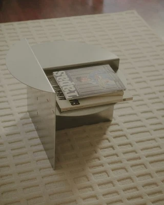 Modern Cream Wool Textured Area Rug 8x10 9x12 | Minimalist Living Room Carpet - Image 1 of 4