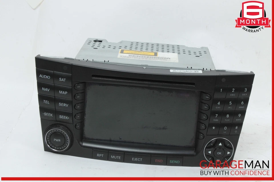03-08 Mercedes W211 E350 E500 Unidad principal de mando Navegación Radio CD OEM Foto 1 de 4