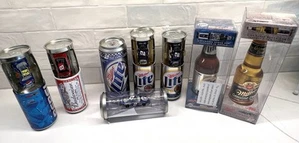 New! 7 cars 1:64 scale nascar, Car in Beer Can & bottle, JR/GORDON/WALLACE - Picture 1 of 3