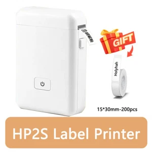 USB Etikettendrucker Mini Thermal Label Printer Bluetooth Thermoetikettendrucker - Afbeelding 1 van 15