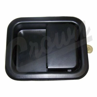 Manija de puerta Crown negra para 87-06 Wrangler / 81-86 CJ-7 / CJ-8 55076222 Foto 1 de 3