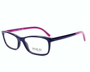 Polo Ralph Lauren PH 2129 Navy Purple 5515 Plastic Eyeglasses Frame 55-15-145 RX - Picture 1 of 3