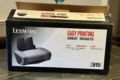 Lexmark Z615 thermal inkjet printer 4800x1200 dpi retails ~$300 open box unused - Image 1 of 4