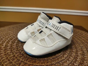 Nike Air Jordan 11 Retro Toddler Sz 3c White/Blue 378049-117 - Picture 1 of 7