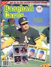Baseball Cards Magazine February 1987 Jose Canseco EX 042717nonjhe