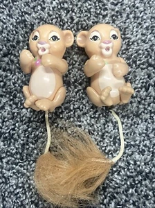 2 Vtg 1994 Mattel Disney Lion King NAPTIME NALA Jungle Friend Babies 2" Figure - Imagen 1 de 7
