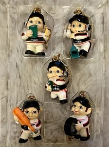 Vintage 2003 NASCAR Collectible Mini Ornaments Set Dale Earnhardt Pit Crew - Picture 1 of 6