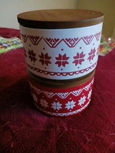 Atelier Cozy Fire & Cozy Sweater Scented Holiday Candles Ceramic 15.5 Set Of 2 - Picture 1 of 7