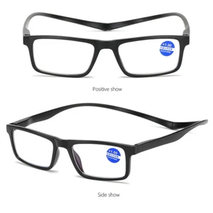 Magnetic Reading Glasses Hanging Neck Computer Readers Unisex Glasses - Picture 1 of 15