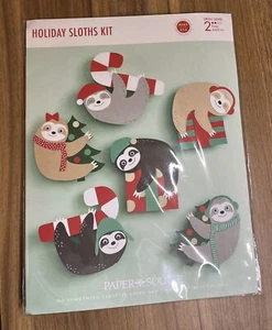 Holiday Sloth Craft Kit. Makes 12 Sloths. Brand New. Sealed. Christmas. Kids 6+ - Picture 1 of 2
