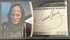 STAR TREK INSURRECTION autograph card #A11 Gregg Henry Gallatin - Picture 1 of 2