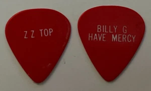 Billy Gibbons ZZ Top RARE 1970's Have Mercy Vintage Red Guitar Pick - Picture 1 of 1