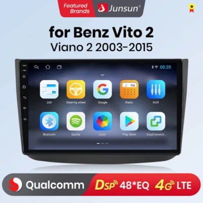 Qualcommchip CarPlay Android Autoradio GPS Für Mercedes-Benz Viano W639 2004-14 - Bild 1 von 4