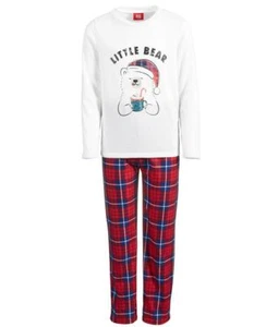 Pijama familiar a cuadros Family Pjs a juego para niños oso pequeño talla 6-7 - Imagen 1 de 1