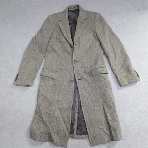 J.Crew Coat Small Brown Tweed Wool Westbourne Topcoat 78416 - Picture 1 of 15