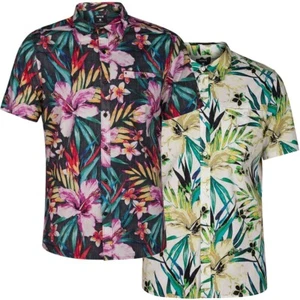 Hurley Men's Garden Short Sleeve Button Front Shirt - Picture 1 of 15