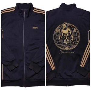 ADIDAS Muhammad Ali Full Zip Trainingsjacke Trefoil gefüttert Boxen schwarz XXL 2XL - Bild 1 von 17