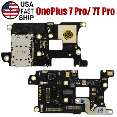 Original Sub Board SIM Card Reader Holder Microphone For OnePlus 7 Pro / 7T Pro