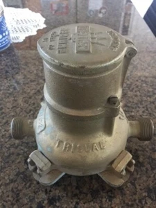 Vintage Brass Water Meter - Neptune Trident, circa 1936 - 5/8-inch  - Picture 1 of 4
