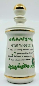 The Wearin' of the Green Old Fitzgerald Stitzel Weller Empty Bar Decanter 1968 - Picture 1 of 9