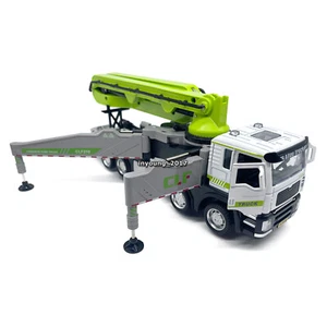 1/50 Beton pumpen Truck Modellauto Diecast Baufahrzeug Spielzeug fur Kinder Weiß - Picture 1 of 9