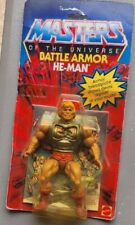 MOTU BATTLE ARMOR HE-MAN Vintage 1983 New Sealed in Card