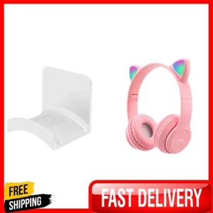 Headphone Stand Adhesive Wall Mount Holder for Gaming Earphone Bracket (White) - Zdjęcie 1 z 7