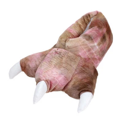 Zapatillas Pies de Dinosaurio Marrón - Zapatos Casa Pata Garra de Dino Foto 1 de 4