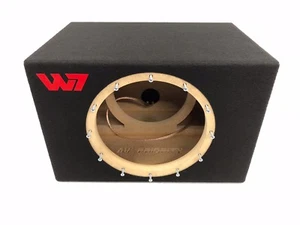 JL Audio 12W7 AE sealed subwoofer box with red plexi logo - Picture 1 of 8