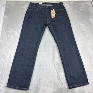 Levi's 559 Jeans Men's Size 36x32 Relaxed Straight Blue Denim Cotton Dark Wash - Picture 1 of 9