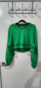 Aje Atheltica Crop Cut Out Crew Jumper Size 18 - Picture 1 of 8