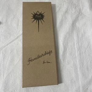 VINTAGE Hank Herren Taschentuch Box nur Taschentuch Box - Werbung - Requisite - Bild 1 von 4