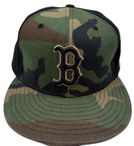 New Era 59Fifty 7 5/8 Boston Red Sox MLB Camouflage Fitted Hat - Bild 1 von 13