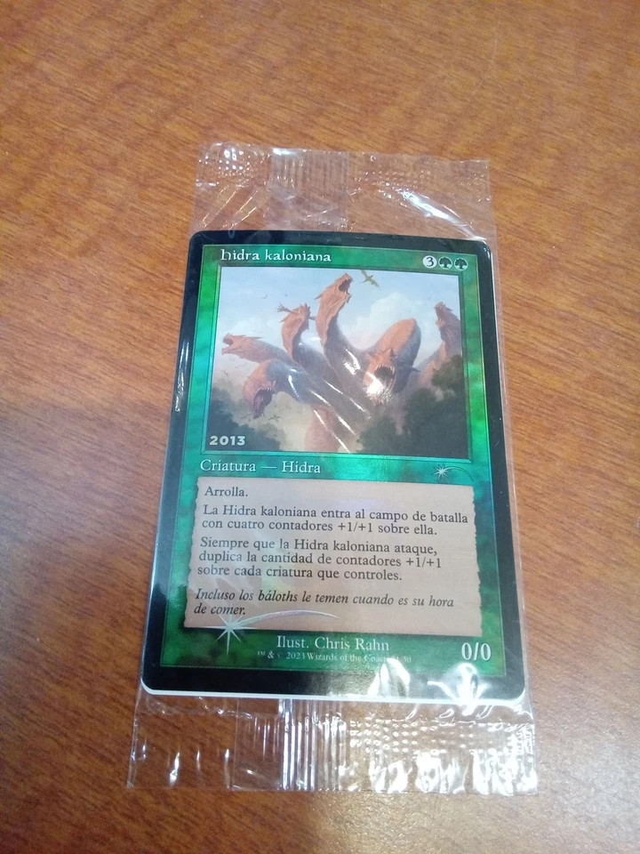 MTG 30th Anniversary Celebration HIDRA KALONIANA Foil Promo SEALED! Spanish - Image 1 of 3