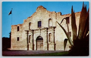 Vintage The Alamo San Antonio Texas Postcard Natural Color Mike Roberts - Picture 1 of 2