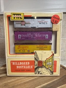 Billboard Nostalgie Collectors Series Wine Makers HO Scale Train Cars 3Pk 8706 - Bild 1 von 10