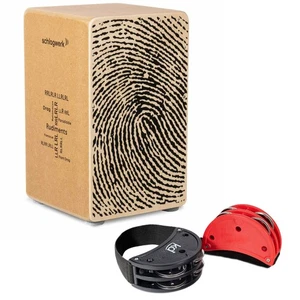 Percusión CP82 Cajon Rudiments Fingerprint con keepdrum Juego de pandereta de pie - Imagen 1 de 8