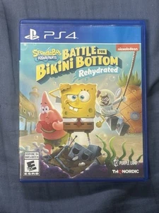 SpongeBob Squarepants: Battle For Bikini Bottom Rehydrated - PS4 Complete VG++ - Picture 1 of 4