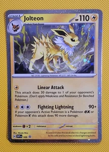 QUAD Swirl Jolteon - SVP169 - Pokemon Prismatic Evolutions Ultra Rare NM - Picture 1 of 9