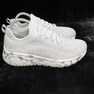 Skechers Bobs Sparrow 2.0 117057 Womens US 8.5 Walking Shoes Gray White Sneakers - Image 1 of 4