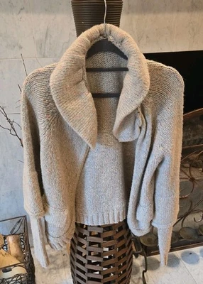 Suéter One Girl Who Multicolor Capas Manga Larga Mujer Lindo Cuello Talla Mediana Foto 1 de 4