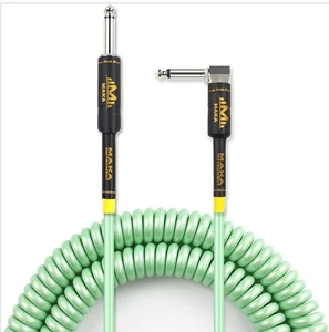 Premium Guitar Coil Cable 20 Feet, Strumento Avvolto Cavo Riccio per Chitarra Basso, - Foto 1 di 5