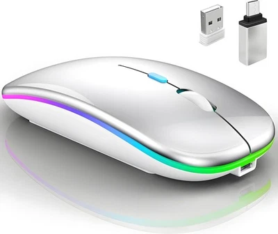 Wireless Bluetooth Mouse for MacBook Air/Mac/Pro/Laptop/Computer/PC,Rechargeable - Image 1 of 4